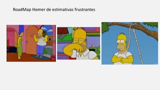 RoadMap Homer de estimativas frustrantes
 
