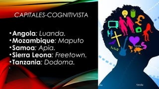CAPITALES-COGNITIVISTA
•Angola: Luanda.
•Mozambique: Maputo
•Samoa: Apia.
•Sierra Leona: Freetown.
•Tanzania: Dodoma.
•
 