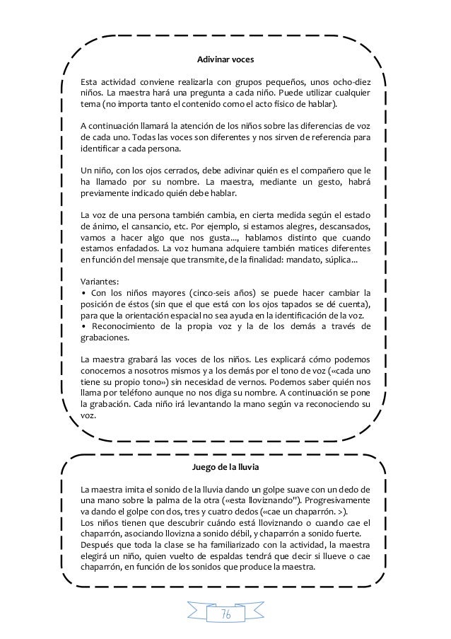 Estimulacion Del Lenguaje Infantil Recopilacion De Juegos