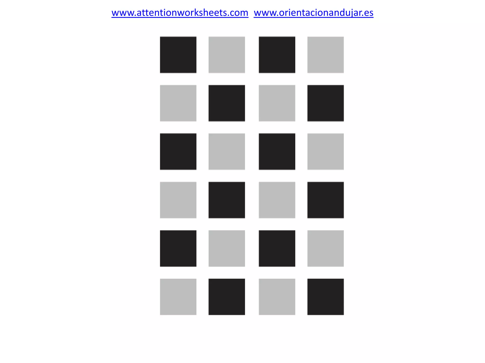 www.attentionworksheets.com www.orientacionandujar.es