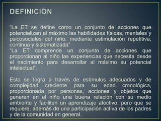 Textos de psicología del desarrollo daban poca importancia a los dos primeros años de la vida.