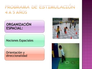 PROGRAMA DE ESTIMULACIÓN 4 A 5 años