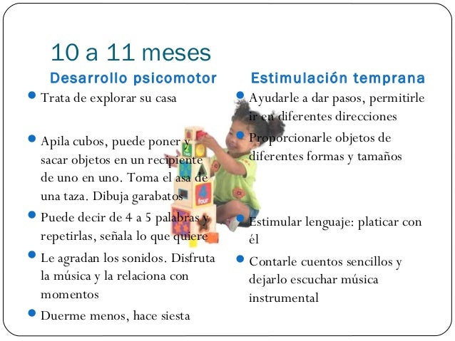 estimulacion temprana bebe 10 meses