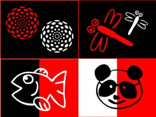 Tarjetas de Estimulación Visual (blanco rojo y negro)