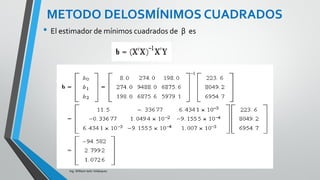 Ing. William león Velásquez
Y el vector X´Y es
EJEMPLO 1
 