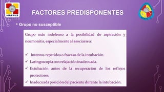 FACTORES PREDISPONENTES
• Grupo no susceptible
 