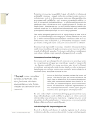 20                                                                    Según esto, se reconoce que la capacidad del lenguaj...