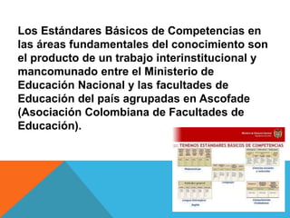 Estándares básicos de competencias en lenguaje | PPTX