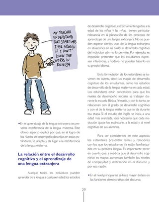 Estándares básicos de competencias en lenguas extranjeras inglés | PDF