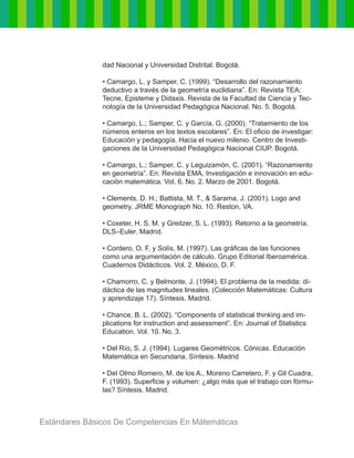 Estándares básicos de competencias en matemáticas | PDF