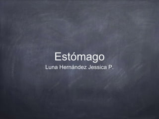 Estómago
Luna Hernández Jessica P.
 