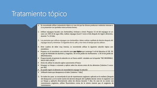 Tratamiento tópico
 