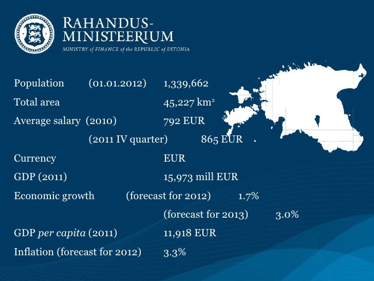 Estonian Taxes and Tax Structure 2012