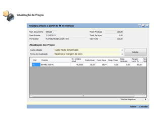 Estoque, Entrada e Saída