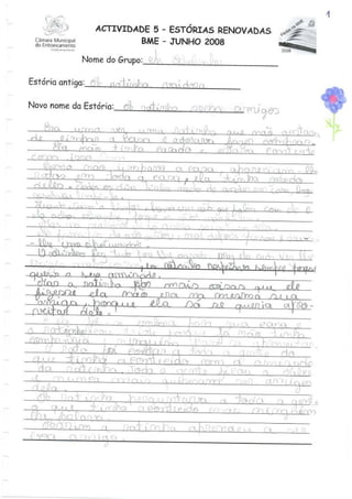 Férias na BME 2008 - Estórias Renovadas