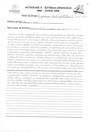 Férias na BME 2008 - Estórias Renovadas