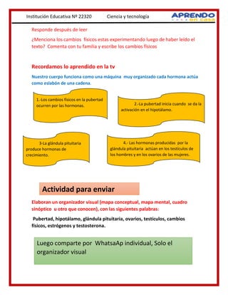 Estoy creciendo y cambiando 1 | PDF
