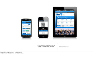 Transformación www.aa.com
O expandirlo a más ambientes...
 