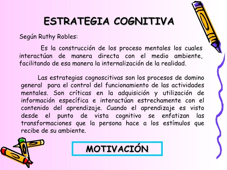 Estrategia Cognitiva Estrategia Cognitiva