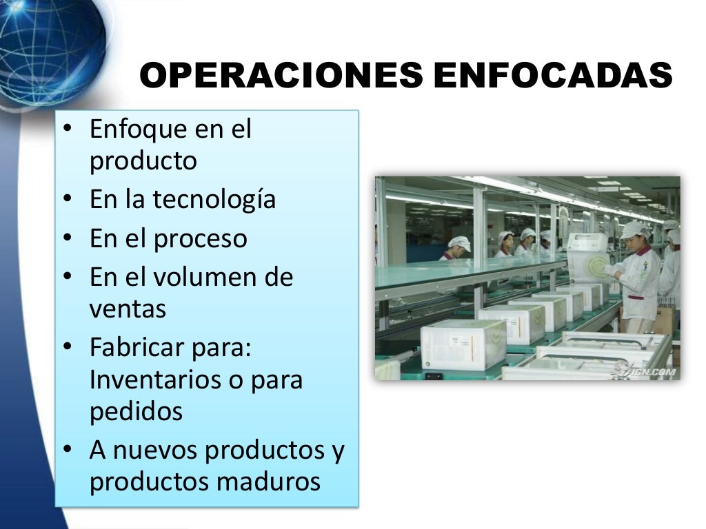 Estrategia de operaciones en un entorno global