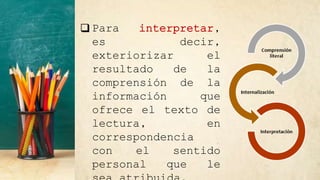 Estrategia 10 interpretar palabras, expresiones o enunciados. | PPTX