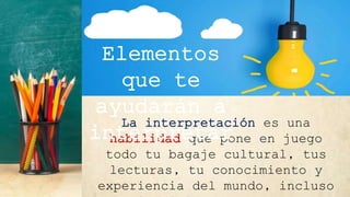 Estrategia 10 interpretar palabras, expresiones o enunciados. | PPTX