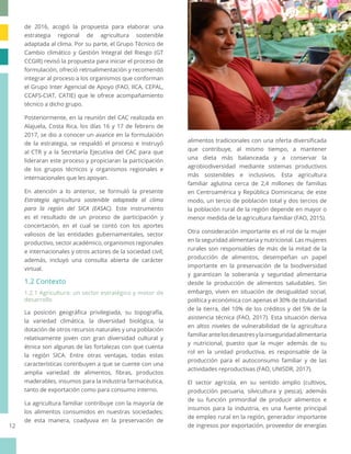 Estrategia agricultura sostenible adaptada al clima para la región del SICA (2018-2030)