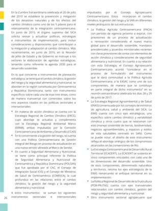 Estrategia agricultura sostenible adaptada al clima para la región del SICA (2018-2030)