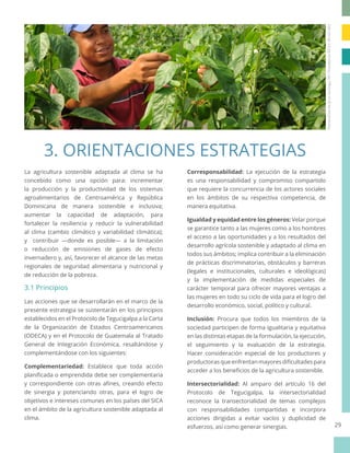 Estrategia agricultura sostenible adaptada al clima para la región del SICA (2018-2030)