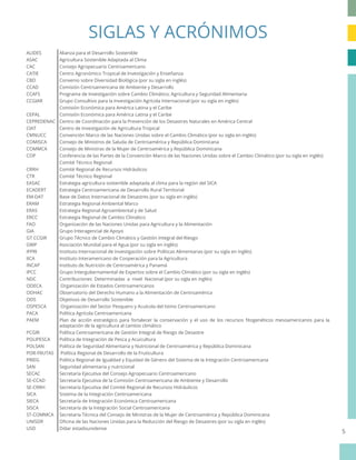 Estrategia agricultura sostenible adaptada al clima para la región del SICA (2018-2030)