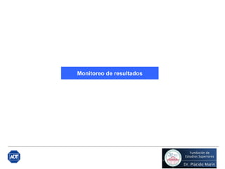 Monitoreo de resultados 