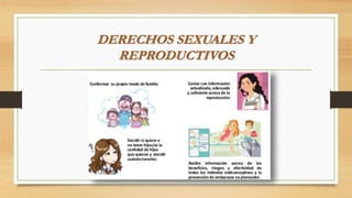 DERECHOS SEXUALES Y
REPRODUCTIVOS
 