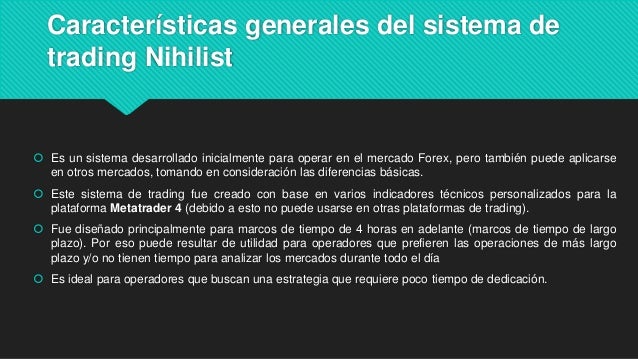 Sistema de trading para forex