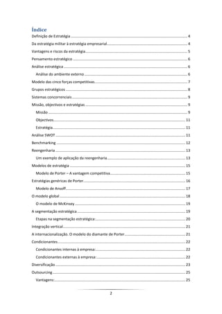 Estrategia empresarial