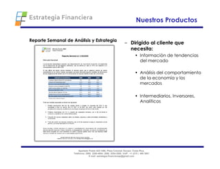 Estrategia Financiera 2009