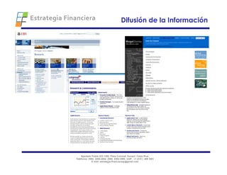 Estrategia Financiera 2009