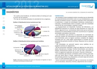 DIAGNÓSTICO
                     2012
     ACTUALIZACIÓN DE LA ESTRATEGIA DE MARKETING 2012                                                                      www.turismo.gov.ar



                                                                                                                        04. ALGUNOS NÚMEROS DE LA DEMANDA EN ARGENTINA
                                                                                                                                                                 Volver

                   - En cuanto a las temáticas, la medicina lidera el ranking con casi              TURISMO RURAL
                   un tercio de los eventos.                                                        - Se considera a toda modalidad turístico recreativa que se desarrolla
01                 - Por tipo de reuniones prevalece la actividad de los congresos.                 en emprendimientos del ámbito rural o en sus inmediaciones y que
                                                                                                    permite al visitante conocer, comparar y aprender otras costumbres
02                 Gráfico 2. Distribución de las reuniones por tipo.                               y tradiciones, a través de actividades cotidianas, productivas y
                                                                                                    culturales, sensibilizándolo sobre el respeto y valor de la identidad
03                    Evento deportivo
                                                        Congreso 36%                                cultural de las comunidades y pueblos rurales.
                            de alcance                                           Exposición 14%     - La Subsecretaría de Desarrollo Turístico del Ministerio y el
04                    internacional 1%
                                                                                                    PRONATUR realizaron un estudio de Desk Research en marzo de
                           Foro 1%
                                                                                                    2011 y algunas de sus conclusiones determinan que se verifica la
05                  Convención 1%                                                   Jornada 12%     existencia de potencialidad en términos económicos en aquellas
                    Conferencia 3%
                                                                                                    actividades asociadas al pernocte.
06                      Seminario 3%
                                                                                                    - Las actividades que permiten su desarrollo sin necesidad de
                              Simposio 5%                                     No específica 10%
                                                                                                    pernoctar, pueden ser interesantes en términos sociales, culturales
                                            Feria 6%           Encuentro 8%
                                                                                                    y de diversidad, pero no logran constituir unidades de negocio
                                                                                                    rentables per se y sólo logran desarrollarse al amparo de una
                   Gráfico 3. Distribución de las reuniones por temática.                           actividad de pernocte (incluso no Rural). Requieren de un atractor
                                                                                                    exógeno.
                                  Otras 28%                                                         - Las actividades sin pernocte operan como satélites de un
                                                                                  Medicina 31%      programa central con alojamiento.
                   No específica 11%                                                                - De las entrevistas realizadas, surge que algunas de estas activi-
                                                                                                    dades (Senderismo, Avistaje, Turismo Comunitario), por estar en
                      Agricultura 3%
                                                                                                    etapas introductorias dentro de su ciclo de vida, crecerían por
                       Tecnología 3%
                           Deportes 4%
                                                                                                    sobre el segmento explicativo del sector: Chacras y Estancias.
                                Industria 4%                                 Cultura e Ideas 8%     - Los resultados del estudio cuantitativo sobre turismo rural reali-
                                         Ciencias 4%             Educación 4%                       zado por Ipsos Mora y Araujo, determinan que un 56% de los
                                                                                                    encuestados estarían muy dispuestos a encarar viajes de turismo
                                                                                                    rural y un 43% bastante dispuesto.
                   Fuente: Observatorio Económico del Turismo de Reuniones en Argentina en base a   - Como motivación principales de viaje se mencionan al contacto
                   información suministrada por destinos sede.
                                                                                                    con la naturaleza, descanso mental y alejamiento de la ciudad.


27   Ministerio de Turismo - Subsecretaría de Promoción Turística Nacional                                                                                   FASE 1
 