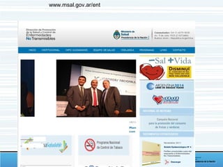 www.msal.gov.ar/ent
 