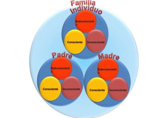 Familia Padre MadreIndividuoSubconscienteSubconscienteSubconscienteConscienteInconscienteConscienteInconscienteConscienteInconsciente