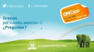 Gracias
por vuestra atención ☺
¿Preguntas?
 
