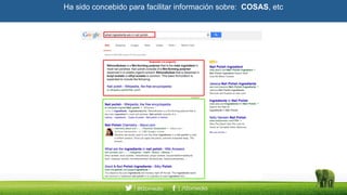 Ha sido concebido para facilitar información sobre: COSAS, etc
 