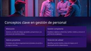 Estrategias efectivas para la gestión de personal y liderazgo en el ...
