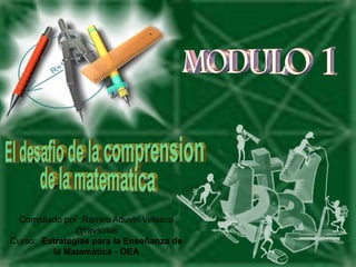 Compilado por :Ramiro Aduviri Velasco
@ravsirius
Curso: Estrategias para la Enseñanza de
la Matemática - OEA
 