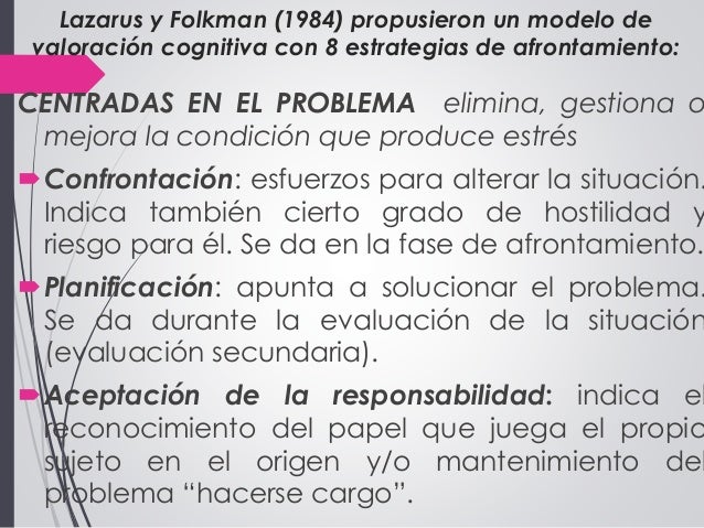 Estrategias de afrontamiento