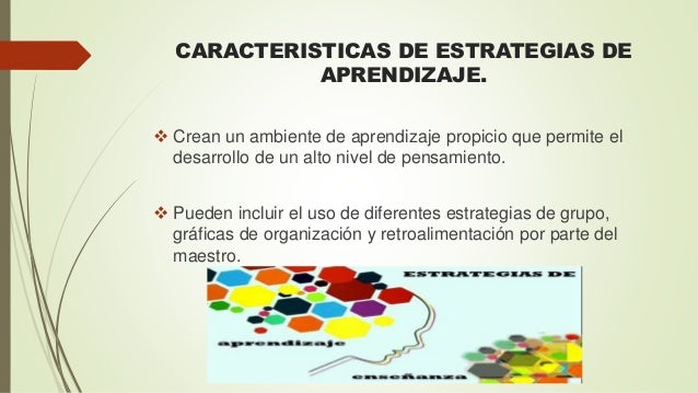 Estrategias de aprendizaje