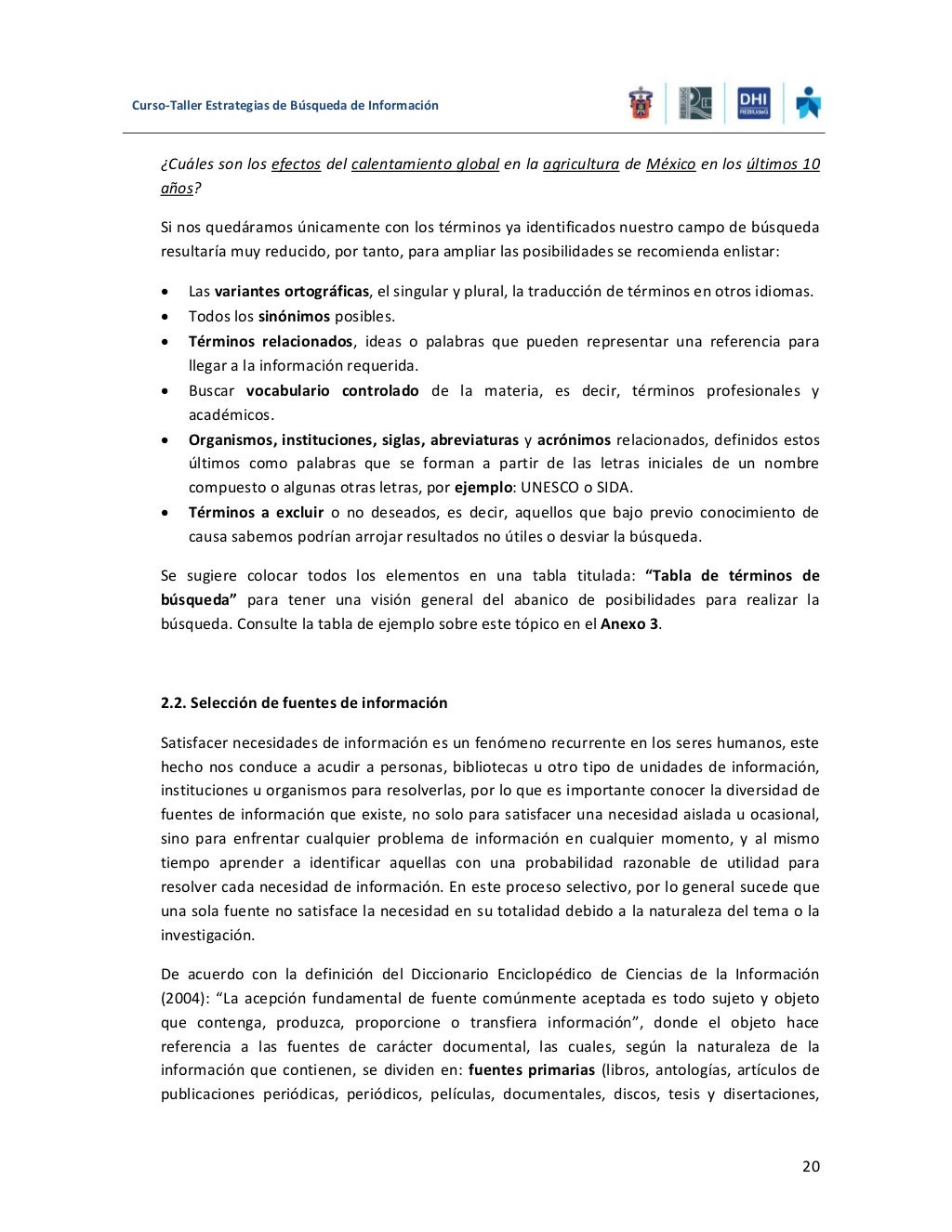 Estrategias de busqueda de informacion