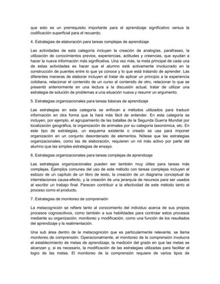 Estrategias de  enseñanza