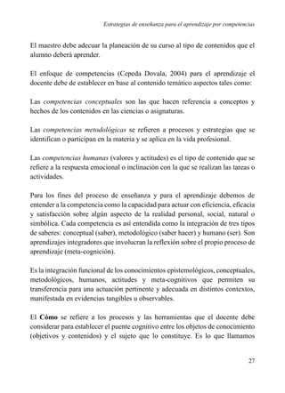 Estrategias de ensenanza para el aprendizaje por competencias | PDF