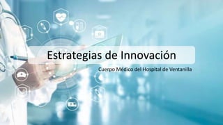 Cuerpo Médico del Hospital de Ventanilla
Estrategias de Innovación
 