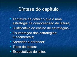Estrategias de leitura 2 | PPT